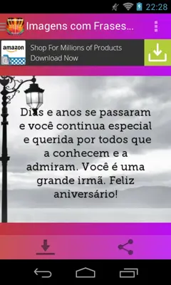 Imagens com Frases de Parabéns android App screenshot 2